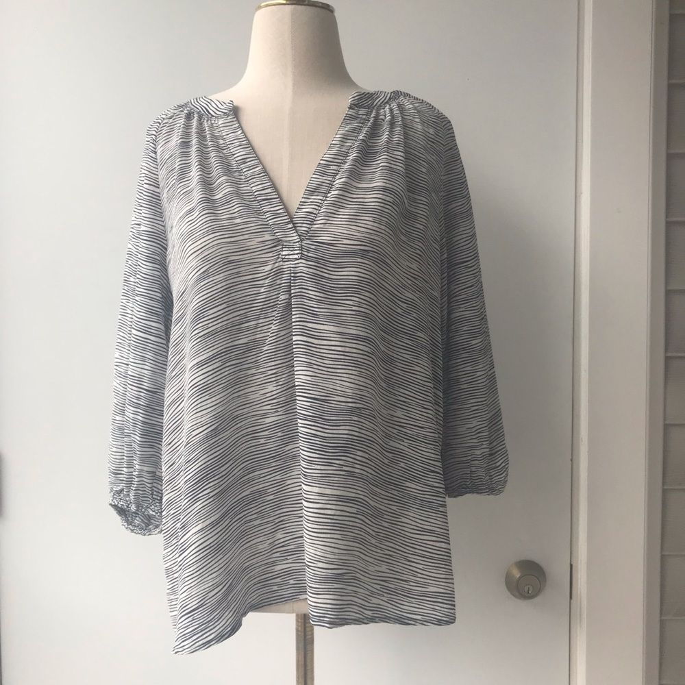 Joie 100% Silk Addie Blouse Size Small